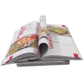 China Professionele Kleur Vier die Hardcover-de Druk van de Kookboekcompensatie koken leverancier
