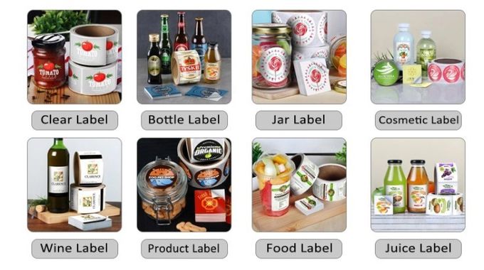 De commerciële de Stickerdruk van het Productetiket drukte Zelfklevende Etiketten