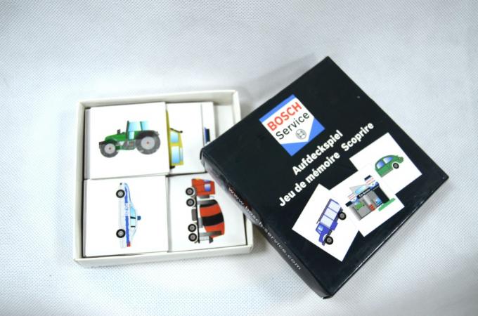 Op maat gemaakte ontwerpen Transportwagens Educatieve Memo Spelkaarten voor jongeren en kinderen op maat 3
