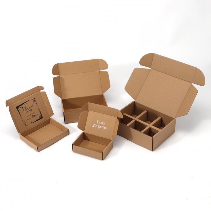 Gepersonaliseerd logo Eco-vriendelijk wit stevig papier karton geschenk mailing opvouwbare verzenddozen 11