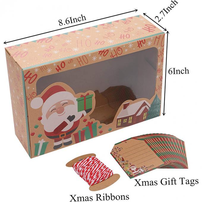 Kerstkoekjes Koekjes Chocolade en meer Persoonlijke verpakkingsdoos voor voedsel 4