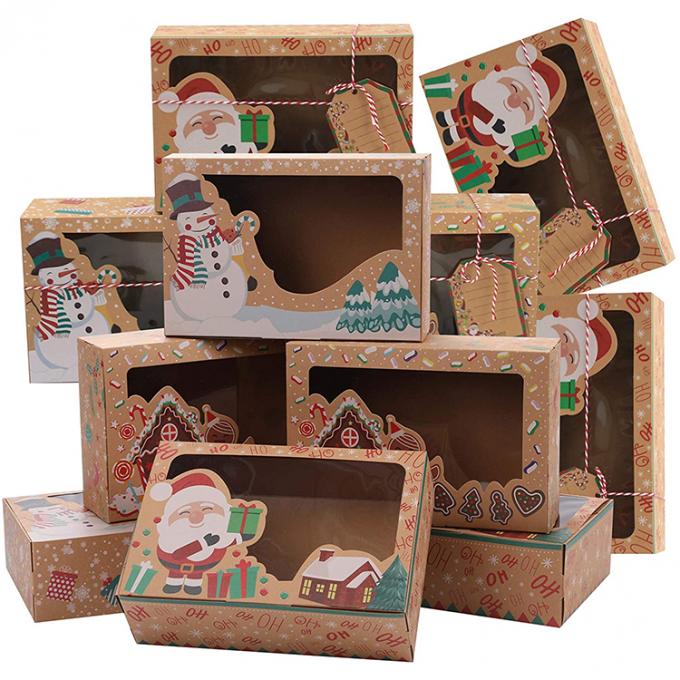 Kerstkoekjes Koekjes Chocolade en meer Persoonlijke verpakkingsdoos voor voedsel 5