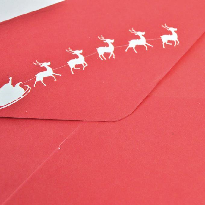 Medium papieren enveloppen Kleurrijke groetkaarten afdrukken Aanpassingen 7