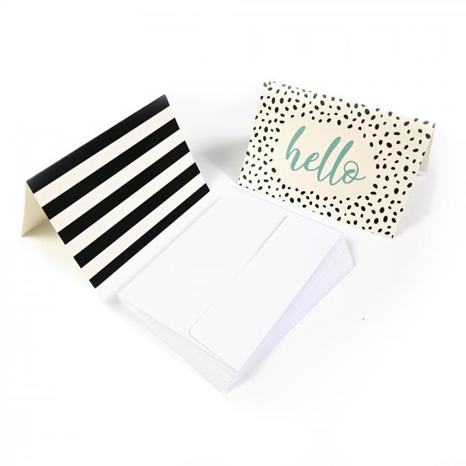 Op maat gedrukte Flora Dankkaartjes met doos UV en Offset Printing Film Laminatie 5