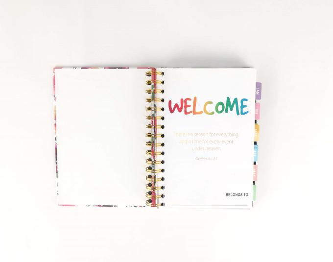 Leer cover materiaal samenstelling boek ontwerp 365 dagen dagelijks dagboek budgetboek 4