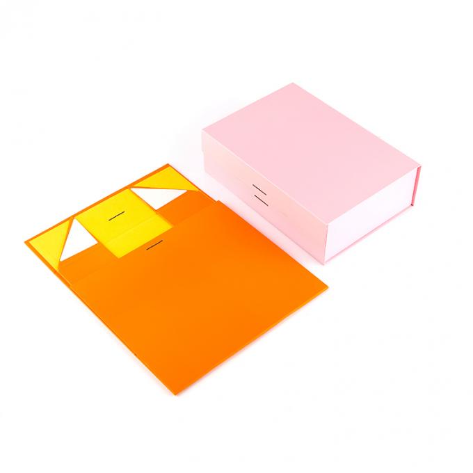 Custom logo hardcover papier verpakking vouwbare magneet vouwbaar cadeaubon met magnetisch deksel 11