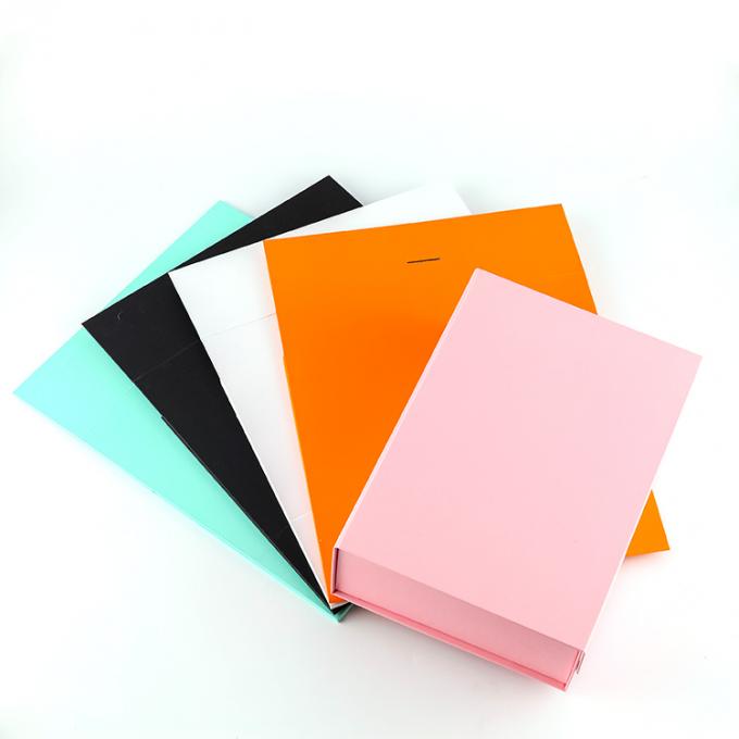 Custom logo hardcover papier verpakking vouwbare magneet vouwbaar cadeaubon met magnetisch deksel 7