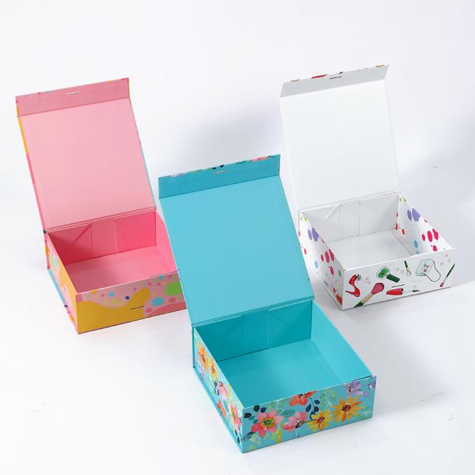 Industriële schoenen Kleding Kleurrijke luxe vouwbare magnetische sluiting cadeau verpakking doos 6