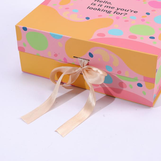 Industriële schoenen Kleding Kleurrijke luxe vouwbare magnetische sluiting cadeau verpakking doos 7