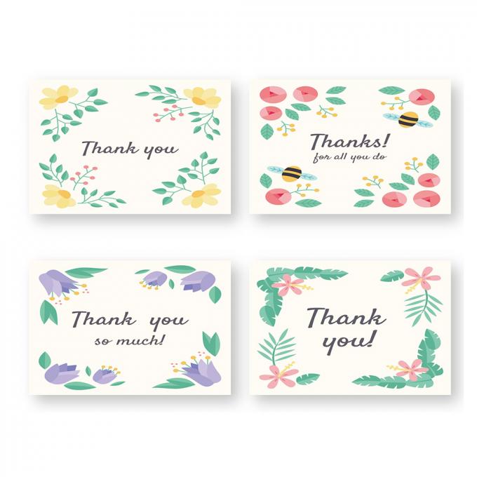 Paper Custom Card Printing Kleurrijk Bedrijf Bedankkaarten Offset Printing 3