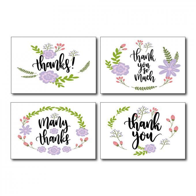 Paper Custom Card Printing Kleurrijk Bedrijf Bedankkaarten Offset Printing 4