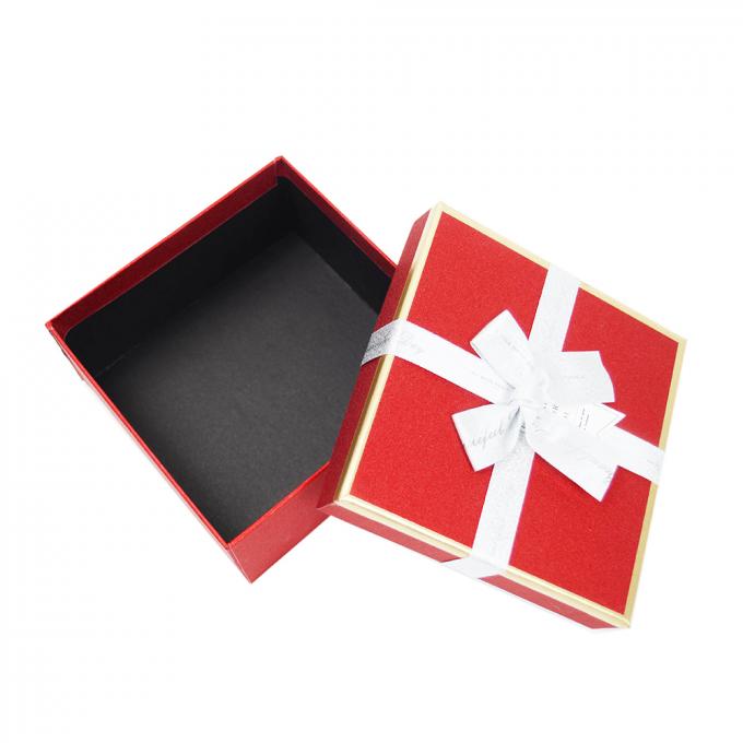 Custom Logo Kleurrijk CMYK Karton Papier Geschenkopslag Doos Verpakking met lintboog 8