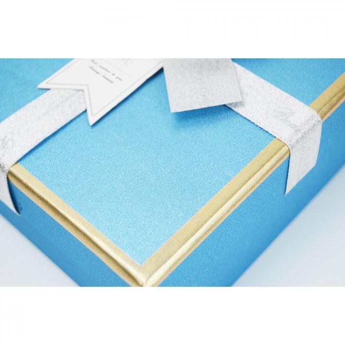Custom Logo Kleurrijk CMYK Karton Papier Geschenkopslag Doos Verpakking met lintboog 14