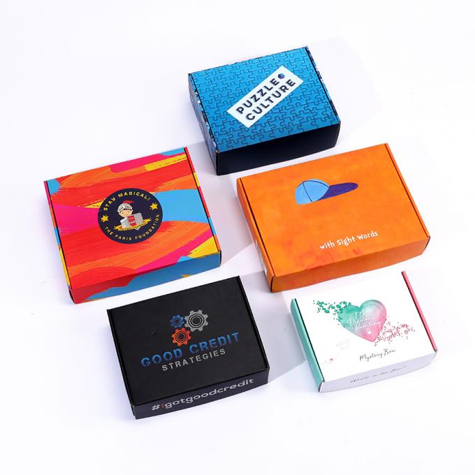 CMYK Printed Corrugated Board Postal Airplane Shipping Mailing Box met Custom Design 11