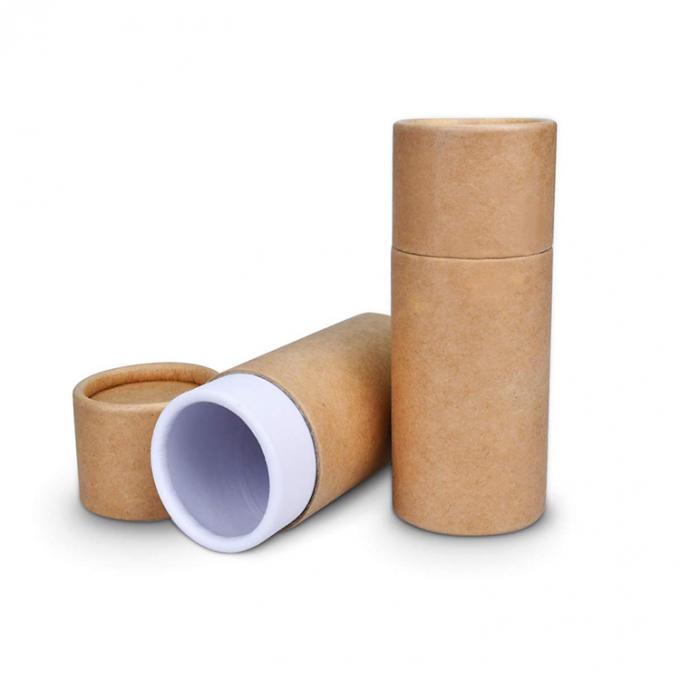 Recyclebaar Custom Logo Tea Packaging Box Kraft Paper Tube Gift Cylinder Tube Box 7
