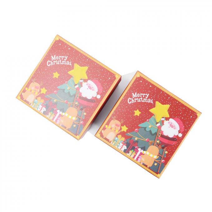 Luxe Kerst logo cadeau papier sieraden dozen voor armband halsketting verpakking 5