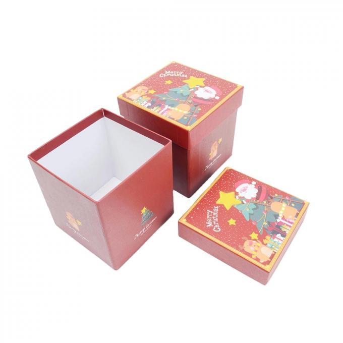 Luxe Kerst logo cadeau papier sieraden dozen voor armband halsketting verpakking 9