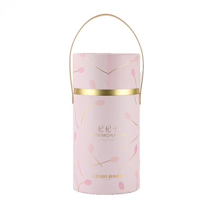 Custom Logo Voedselgrade Recycled Cylinder Verpakkingsdoos Kraftpapier Kartonnen Buizen CMYK 1