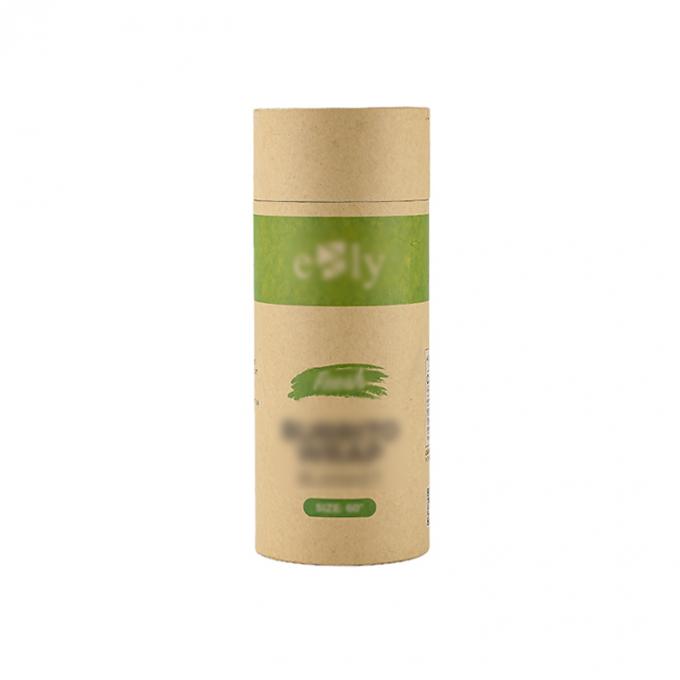 Custom Logo Voedselgrade Recycled Cylinder Verpakkingsdoos Kraftpapier Kartonnen Buizen CMYK 5
