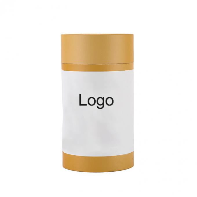 Custom Logo Voedselgrade Recycled Cylinder Verpakkingsdoos Kraftpapier Kartonnen Buizen CMYK 7