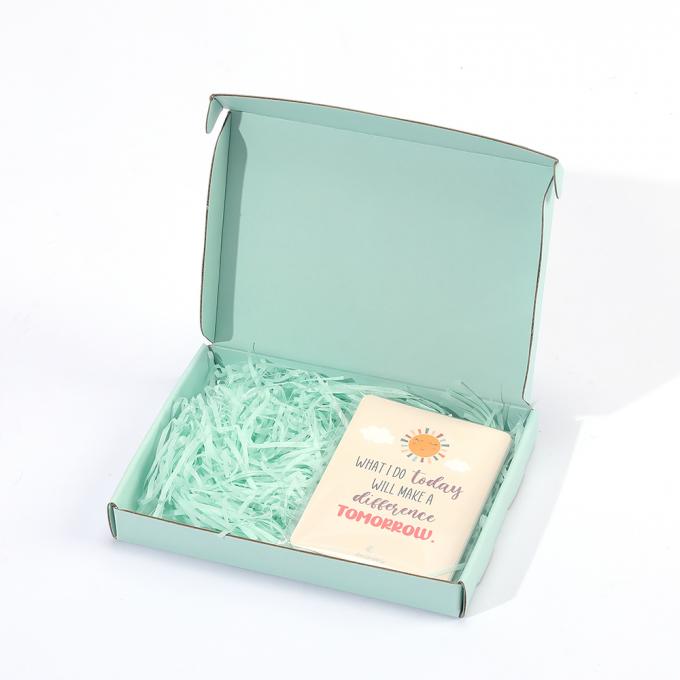 Kleding cadeau verpakking karton abonnement doos groene verzending mailer doos 7