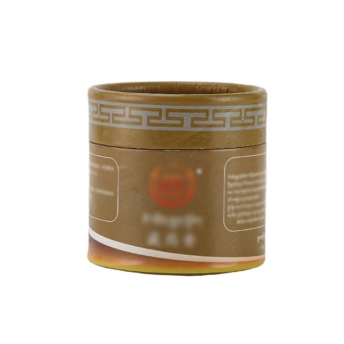 Geaffineerd karton Custom Paper Cylinder Box met handvat voor verpakking van cosmetische producten 3