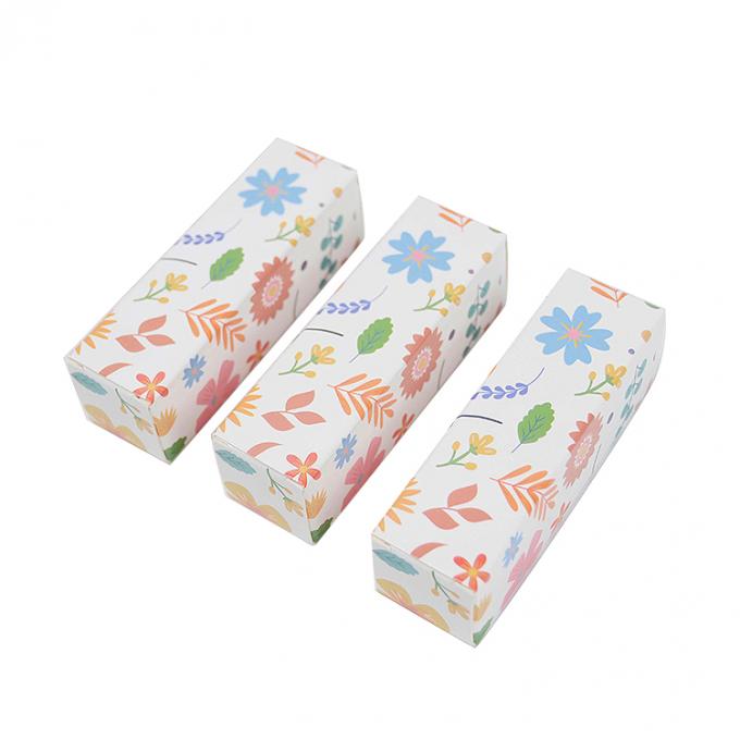 Custom Logo Printed Tub End Kraft Paper Box voor Cosmetische Lipstick Lipgloss Verpakking 9