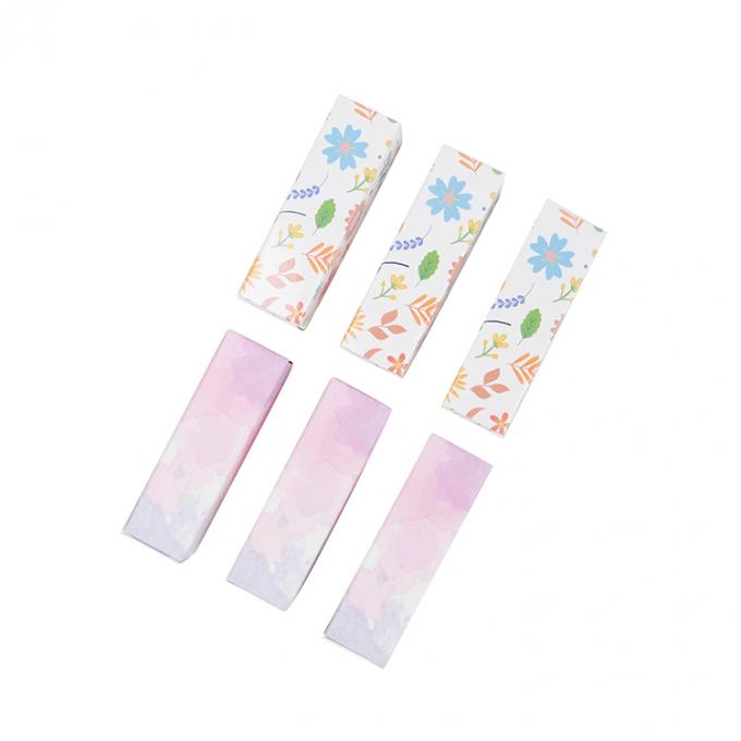 Custom Logo Printed Tub End Kraft Paper Box voor Cosmetische Lipstick Lipgloss Verpakking 11