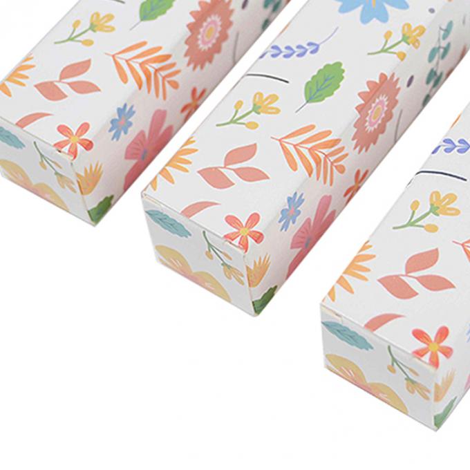 Custom Logo Printed Tub End Kraft Paper Box voor Cosmetische Lipstick Lipgloss Verpakking 10