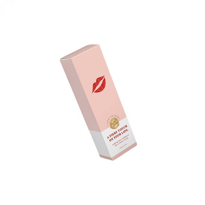 Gepersonaliseerde maat Geaccepteerd Lipstick Lipgloss Papierdoos voor milieuvriendelijke cosmetische verpakkingen 10
