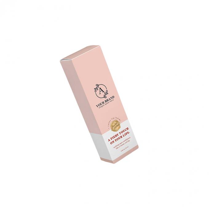Gepersonaliseerde maat Geaccepteerd Lipstick Lipgloss Papierdoos voor milieuvriendelijke cosmetische verpakkingen 12