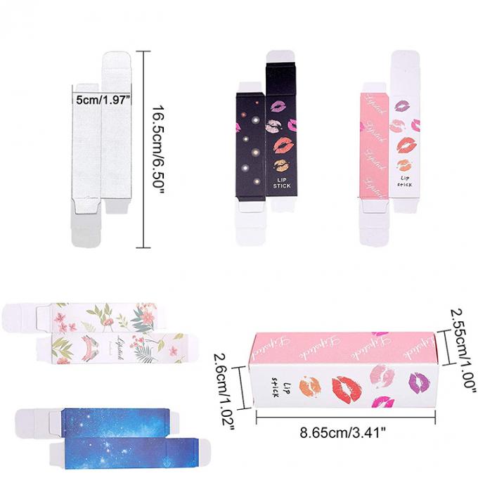Logo Custom Logo Lipstick Dozen Herbruikbare Lipgloss Opbergbuis Papier Cosmetische Doos 1