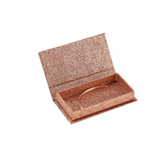 Herbruikbare elegante mode aangepaste logo gedrukt magnetisch papier wimper verpakkingsdoos 7