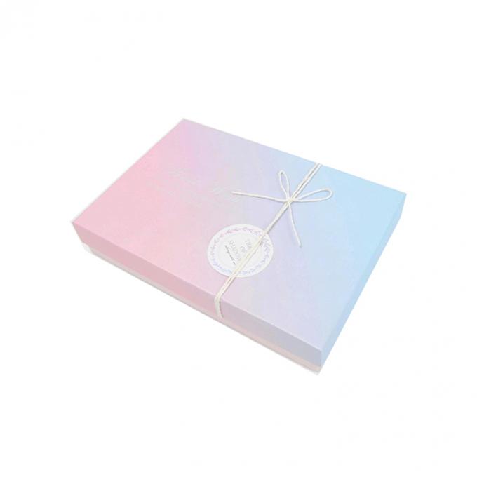 Gepersonaliseerde roze karton snoep cosmetische make-up sieraden papier cadeau verpakkingsdozen met logo 4