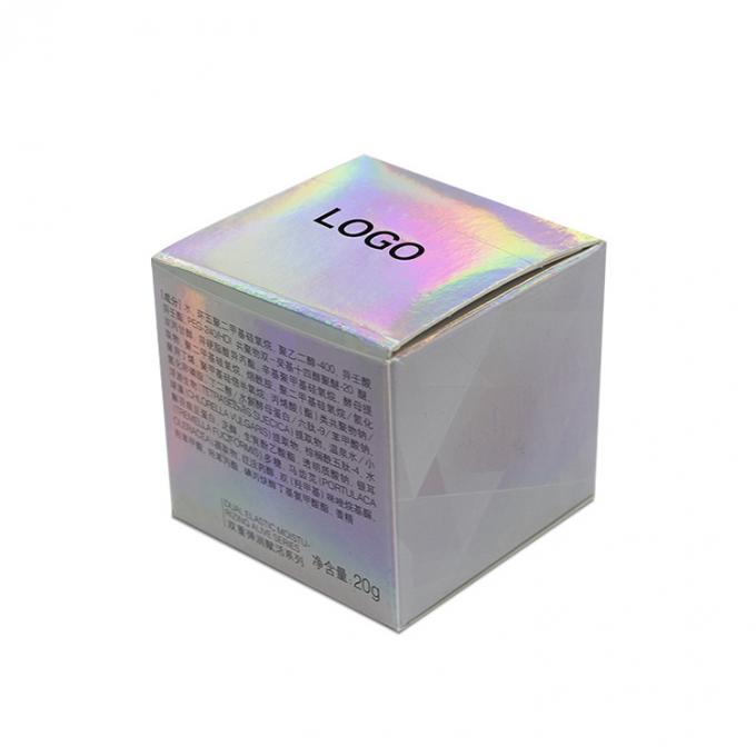 Niet-giftig leeg papier huidverzorging gezichtscrème Verpakkingsdoos CMYK Pantone kleurenprinten 7