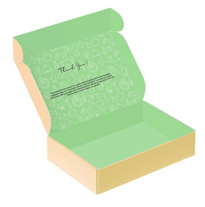 Op maat gemaakte groene verzending golfvormige cadeauverpakkingen mailerdozen voor kleine bedrijven 7