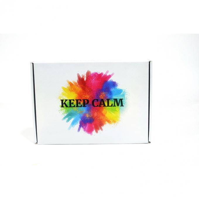 Gekrompen karton Custom Logo Opvouwbare cosmetische verpakkingsdoos voor verzending Mailer 3