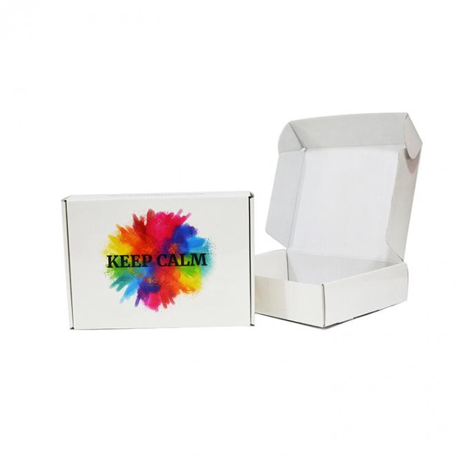 Gekrompen karton Custom Logo Opvouwbare cosmetische verpakkingsdoos voor verzending Mailer 2