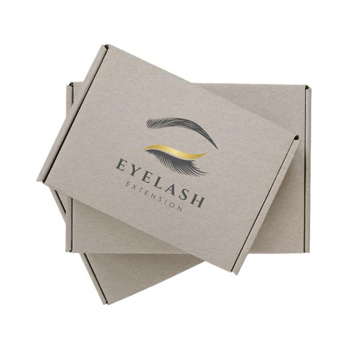Op maat gemaakte bestelling Op maat gemaakt logo gedrukt Elegante mode cadeau mailer Karton papier wimpers Verschep verpakkingsdoos 7