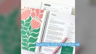 Aangepaste vintage gebed dagboek geloof devotional notebook