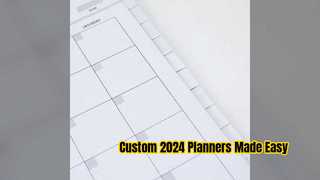 Aangepaste wekelijkse planner-notitieboekjes voor 2024