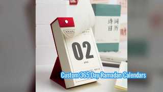 Aangepaste 365 dagen Ramadan bureaukalender afdrukken 2024