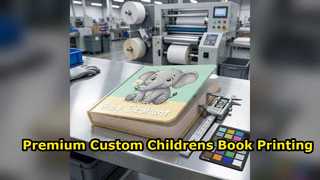 Aangepaste hardcover kinderboekendrukservice