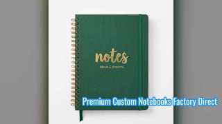 Premium op maat gemaakte Wire O-notebookproductie in de fabriek