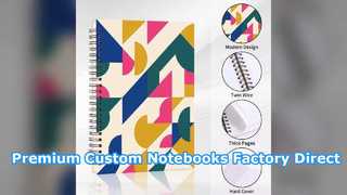 Aangepaste YO spiraalvormige notebookproductiefabriek Direct